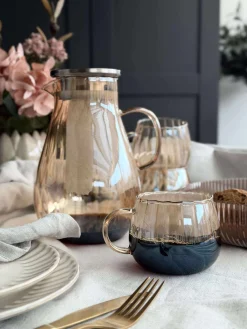 Glaskande med riller