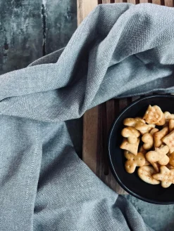 Grå viskestykker - Sæt af 3 stk