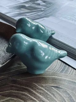 Greb fugl keramik - 2 stk.