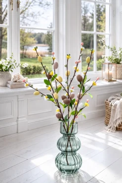 Gren med påskeæg 65 cm- neutrale farver