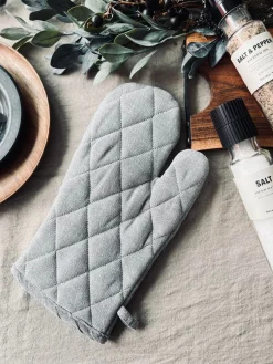 Grillhandske - Grå quilt