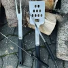 Grillredskaber med sort skaft – Sæt med 3 dele