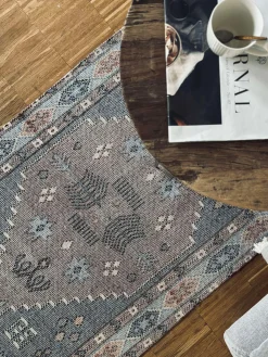 Gulvtæppe Aisha Blå - Flere størrelser