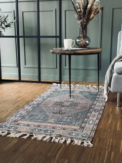 Gulvtæppe Aisha Blå - Flere størrelser