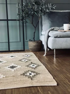 Gulvtæppe Beige - Flere størrelser