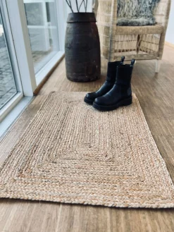 Gulvtæppe i jute - Måtte 60x90cm