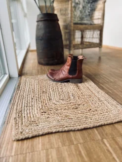 Gulvtæppe jute – 50x70cm