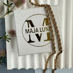 Halskæde Alina 18k forgyldt Vandfast