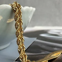 Halskæde Alina 18k forgyldt Vandfast