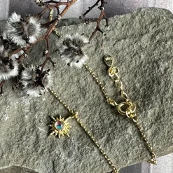 Halskæde Amanda 18K forgyldt sterling sølv