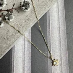 Halskæde Amanda 18K forgyldt sterling sølv