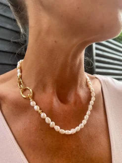 Halskæde Cindy 18K forgyldt