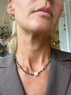 Halskæde Deidre 18K forgyldt