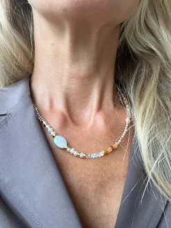 Halskæde Dolly 18K forgyldt