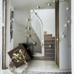 Halskæde ELENA - dobbeltkæde med ægte ferskvandsperler