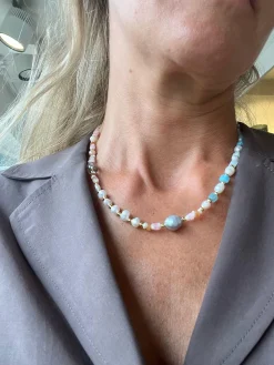 Halskæde Eloise 18K forgyldt