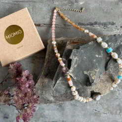 Halskæde Eloise 18K forgyldt