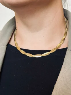 Halskæde Faith 18k forgyldt – Vandfast