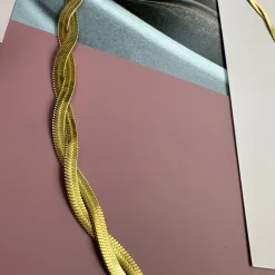 Halskæde Faith 18k forgyldt – Vandfast