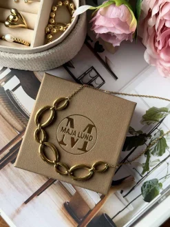 Halskæde GIO - Vandfast - Forgyldt