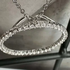 Halskæde Kendal - rhodium belagt