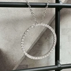 Halskæde Kendal - rhodium belagt