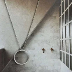 Halskæde Kendal - rhodium belagt