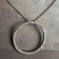 Halskæde Kendal - rhodium belagt