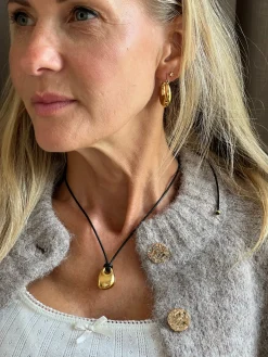 Halskæde Kenya forgyldt