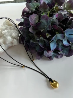 Halskæde Kenya forgyldt