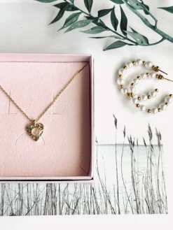 Halskæde Kiki - Sterling sølv m. Månesten