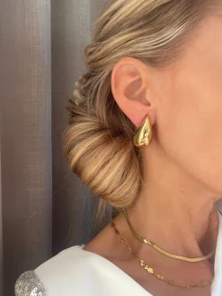 Halskæde Liva forgyldt