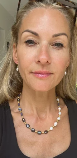 Halskæde Lærke ferskvandsperler