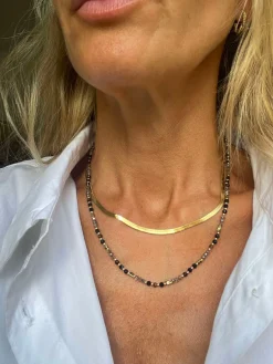 Halskæde Lulu - 18k forgyldt