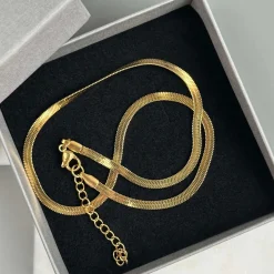 Halskæde Lulu - 18k forgyldt