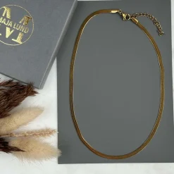 Halskæde Lulu - 18k forgyldt