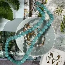 Halskæde Mary Aqua