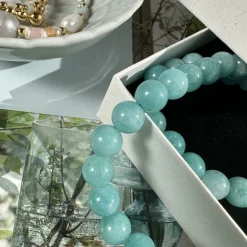 Halskæde Mary Aqua
