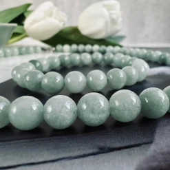 Halskæde Mary Jade green