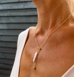 Halskæde Mindy forgyldt