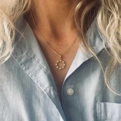 Halskæde Naja 18k forgyldt sterling sølv