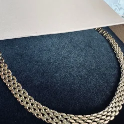 Halskæde Nelly forgyldt – Vandfast