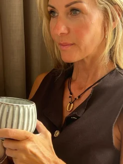 Halskæde Savannah forgyldt