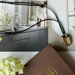 Halskæde Savannah forgyldt