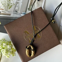 Halskæde Savannah forgyldt