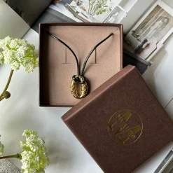 Halskæde Savannah forgyldt