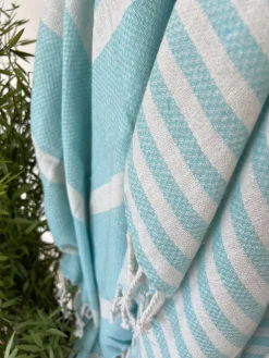 Hammam håndklæde - BLUE MIX Økotex