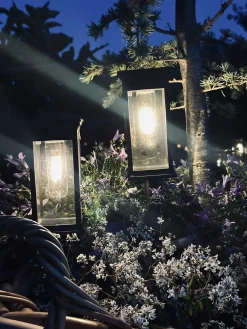 Havelampe MIRA med solar – Sæt med 2 stk.