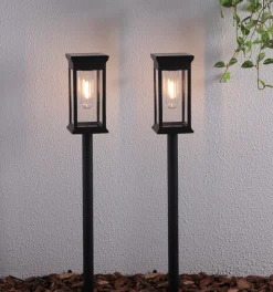 Havelampe MIRA med solar – Sæt med 2 stk.