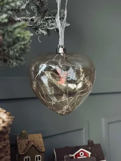 Hjerteophæng med lys